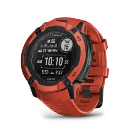 Garmin Instinct 2X Solar Piros (ED)