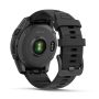 Garmin Fenix E 47mm Sötétszürke Acél/Fekete szilikon szíj 