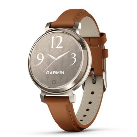 Garmin Lily 2 Classic Krémarany / Világosbarna bőr szíj